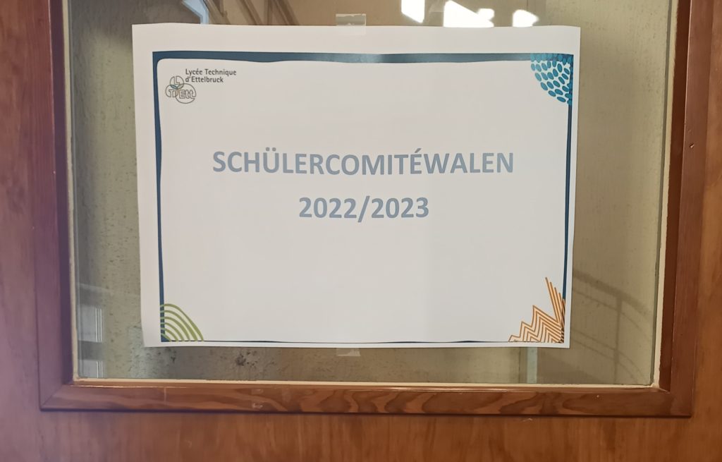 Schülercomitéwalen 2022/ 2023