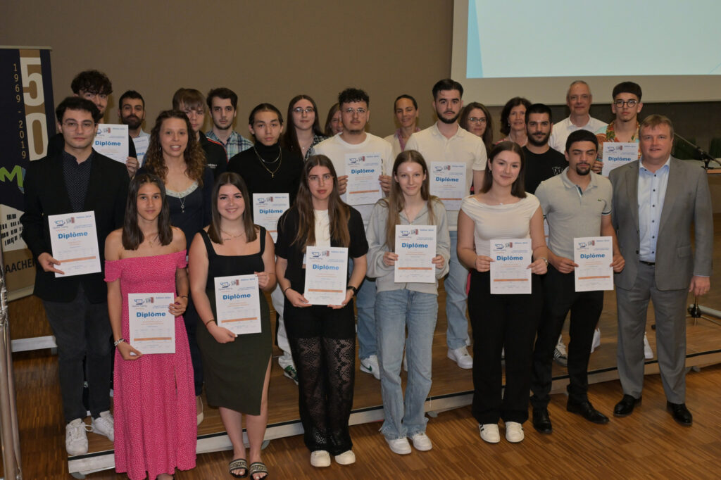 Remise des diplômes du Speedtyping au MLG