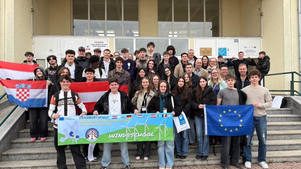 Erasmus+ project “wind@school” – Day 1 in Dugo Selo